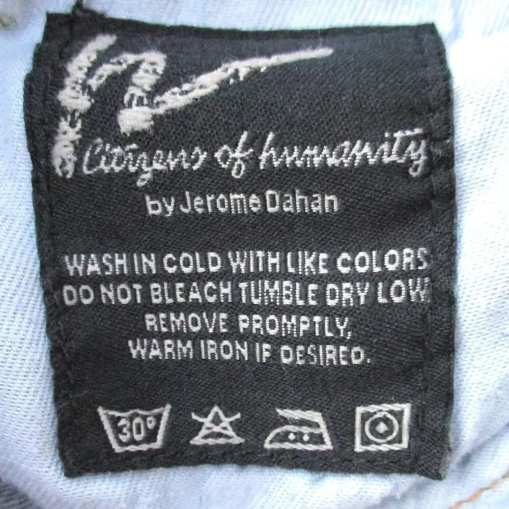 Citizens of Humanity Gray Distressed Ankle Jeans - Picture 7 of 9